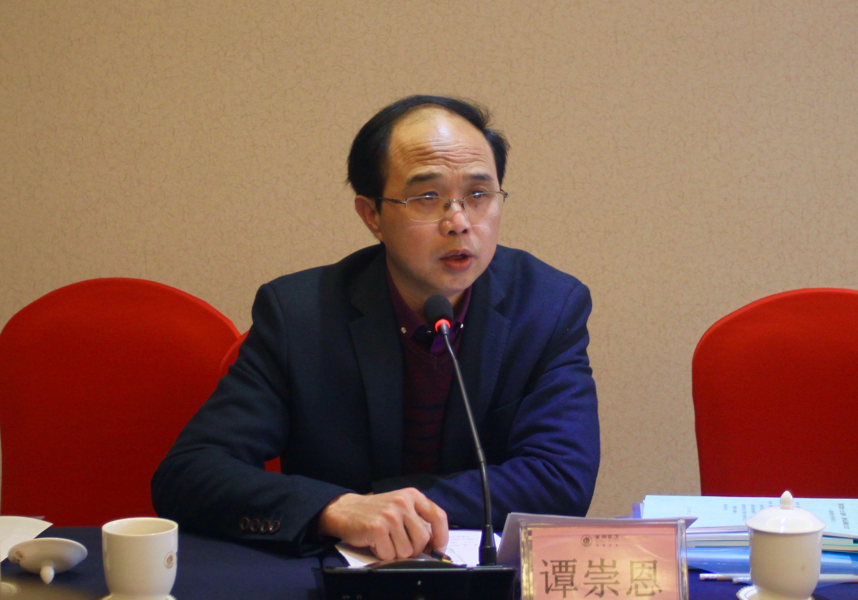 衡阳市委宣传部副部长谭崇恩讲话
